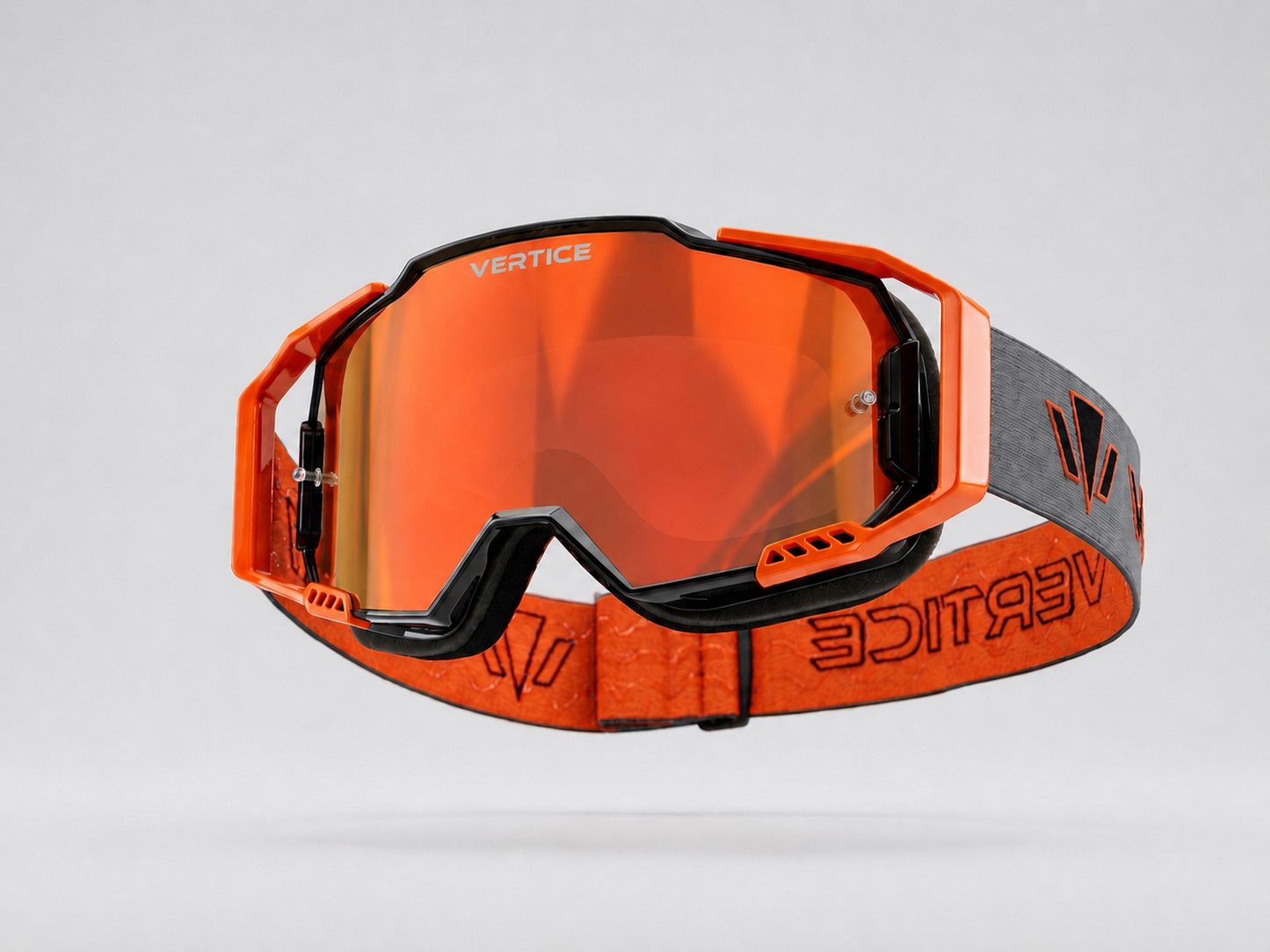 Edge Goggles motocross and enduro goggles in Orange - Vertice MX